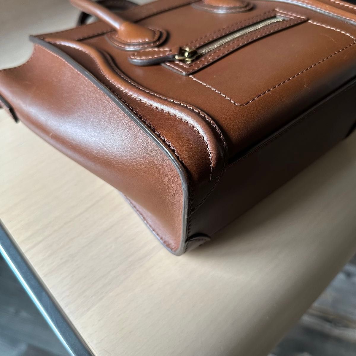 廃盤品 CELINE ラゲージ ナノショッパー タン ブラウン 廃盤品 CELINE ラゲージ ナノショッパー タン ブラウン