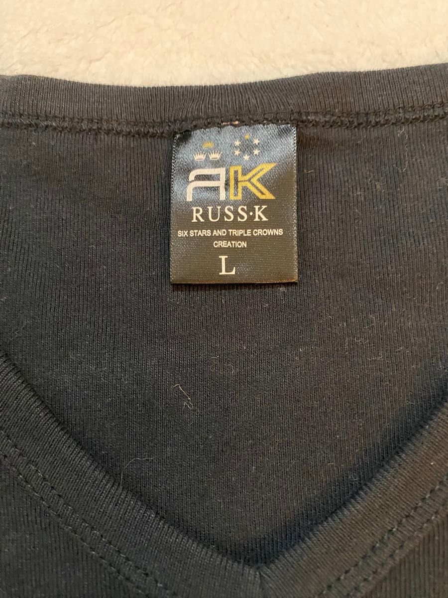 Y2K グランジ Vネック カットソー 00s archive 平成 長袖Tシャツ Y2K グランジ Vネック カットソー 00s archive 平成 長袖Tシャツ
