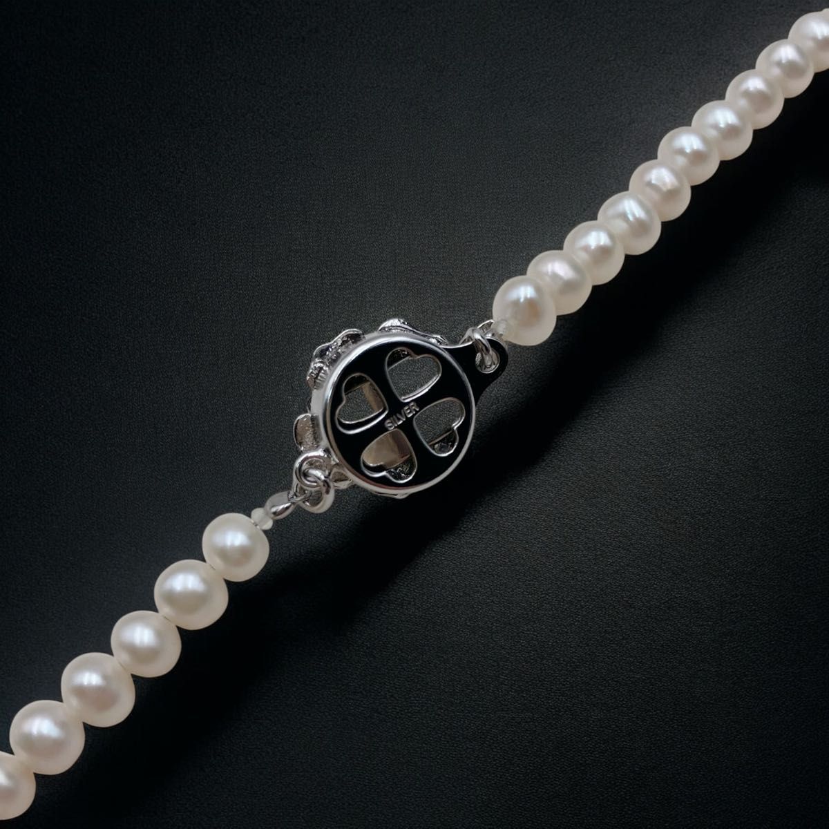 パール ネックレス シルバー 真珠 SILVER刻印 パールネックレス パール ネックレス シルバー 真珠 SILVER刻印 パールネックレス