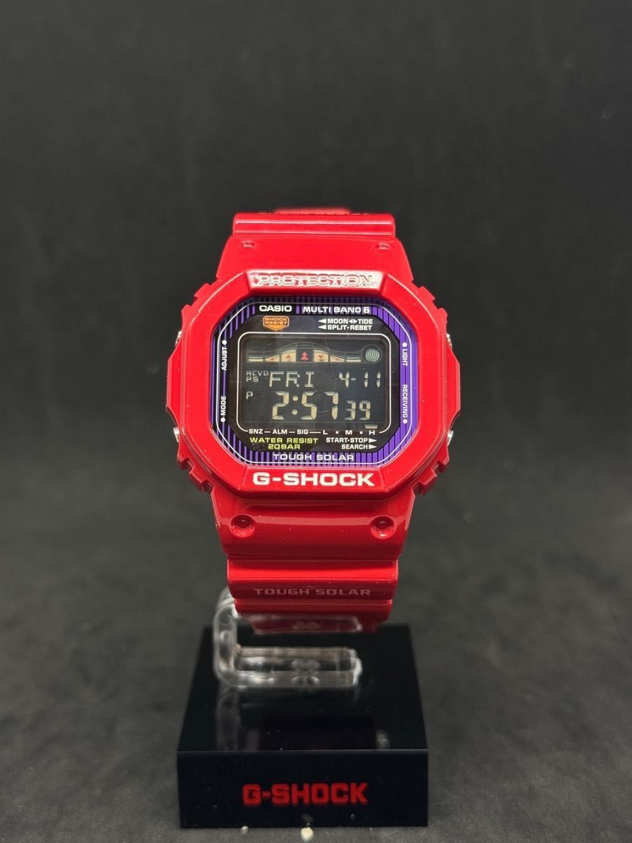 G-SHOCK GWX-5600C-4JF 稼動美品 レッド電波ソーラー G-LIDE G-SHOCK GWX-5600C-4JF 稼動美品 レッド電波ソーラー G-LIDE