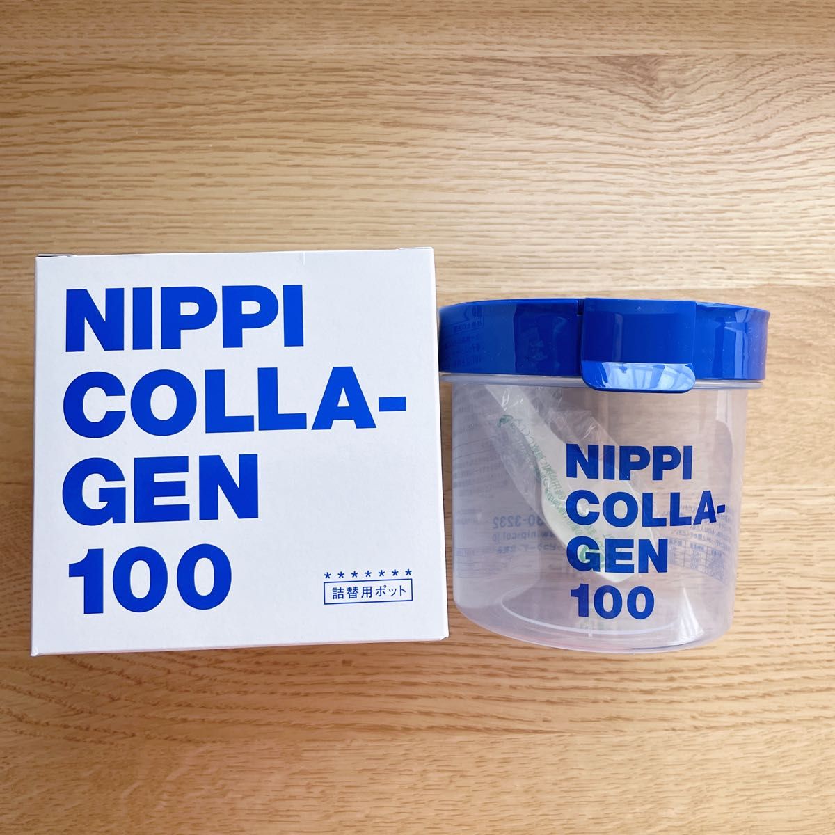 ニッピコラーゲン100の110g×3袋+卓上用ポット1個|Yahoo!フリマ ニッピコラーゲン100の110g×3袋+卓上用ポット1個|Yahoo!フリマ
