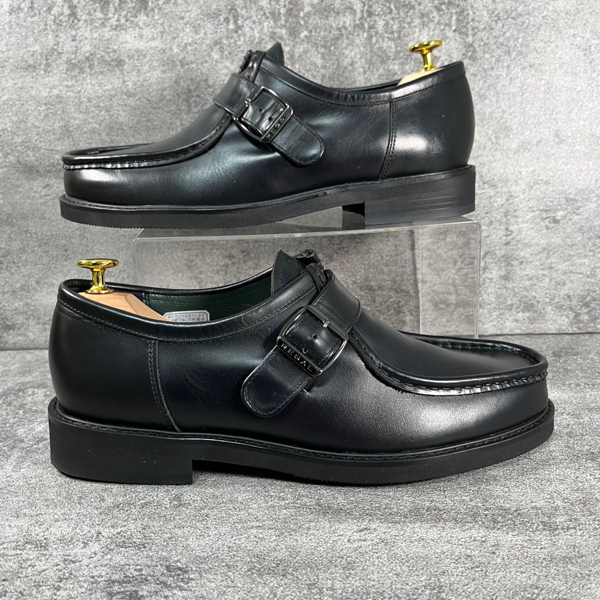 REGAL リーガル チロリアンシューズ レザー ブラック 黒 BLACK REGAL リーガル チロリアンシューズ レザー ブラック 黒 BLACK