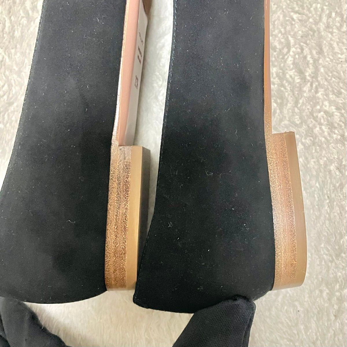 新品 未使用 極美品 ペリーコ アネッリ フラットパンプス 型押し 新品 未使用 極美品 ペリーコ アネッリ フラットパンプス 型押し