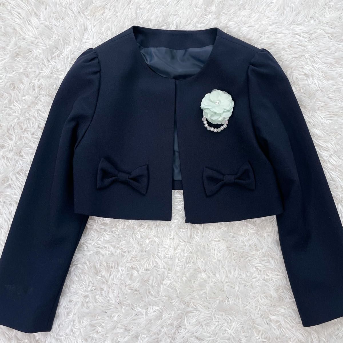 美品 CHOPIN 3点セット ジャガード フォーマルワンピース リボン 美品 CHOPIN 3点セット ジャガード フォーマルワンピース リボン