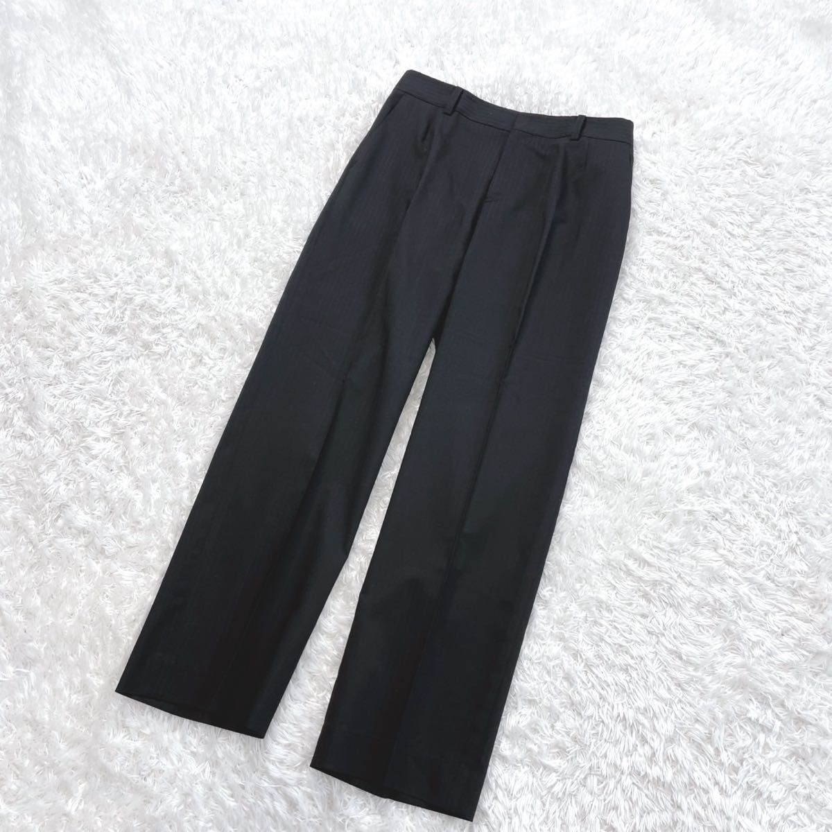 コムサイズム パンツ スーツ セットアップ ストライプ 近年