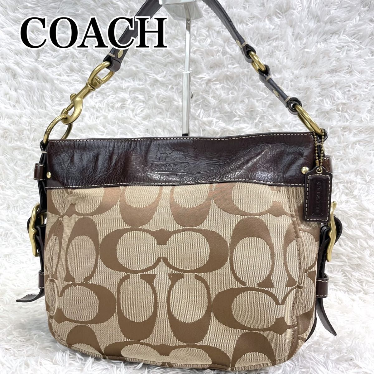 コーチ COACH ハンドバッグ ワンショルダー シグネチャー レザー コーチ COACH ハンドバッグ ワンショルダー シグネチャー レザー