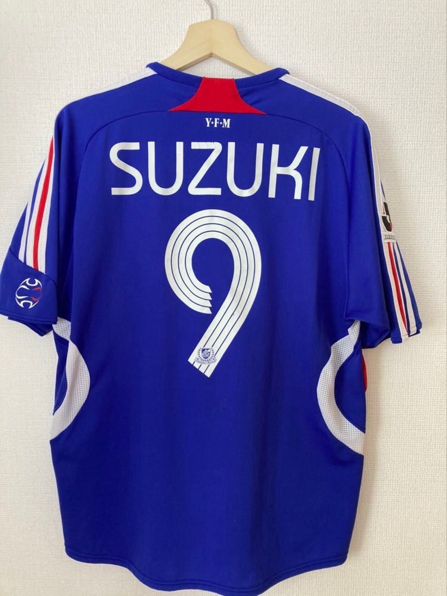 横浜F・マリノス 2007年 ホーム ユニフォーム 鈴木隆之 9番 横浜F・マリノス 2007年 ホーム ユニフォーム 鈴木隆之 9番