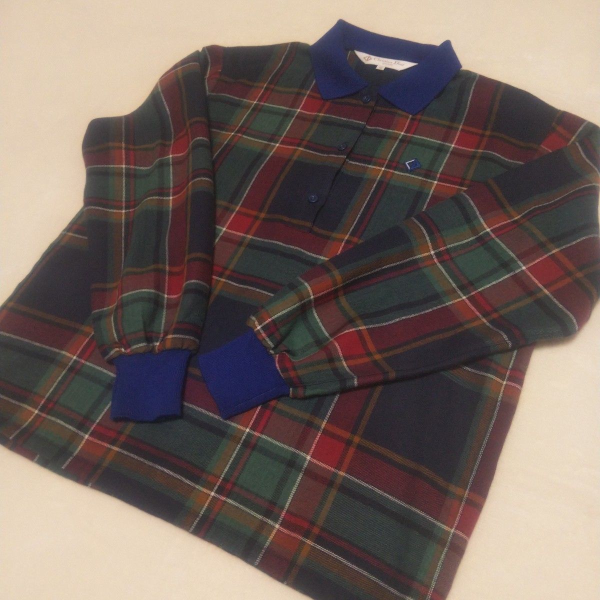 Christian Dior チェック柄 ポロブラウス S|Yahoo!フリマ(旧 Christian Dior チェック柄 ポロブラウス S|Yahoo!フリマ(旧