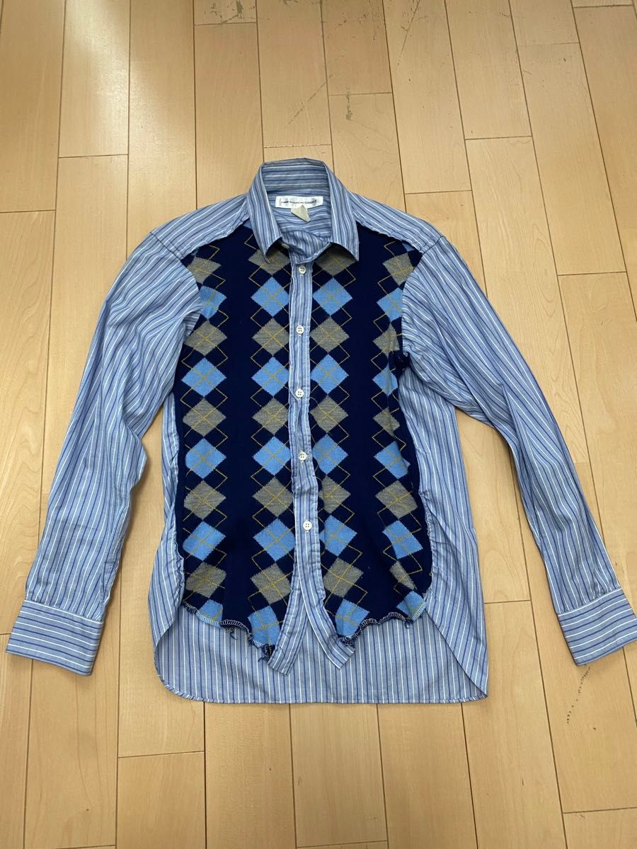 comme des garcons SHIRT 長袖シャツ サイズXS アーガイル柄 comme des garcons SHIRT 長袖シャツ サイズXS アーガイル柄