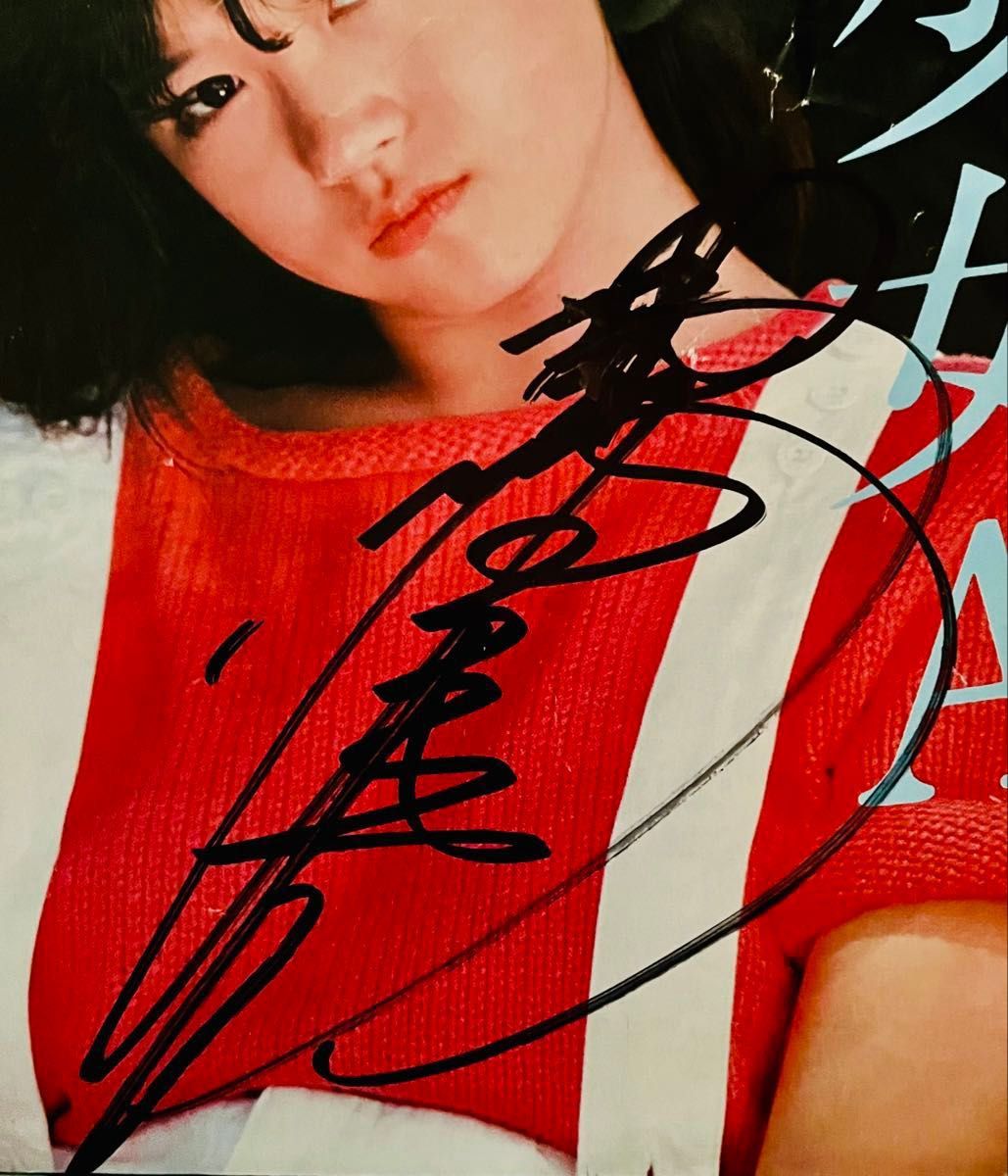 美盤 直筆サイン付き 中森明菜 EPレコード 少女A ジプシー 美盤 直筆サイン付き 中森明菜 EPレコード 少女A ジプシー