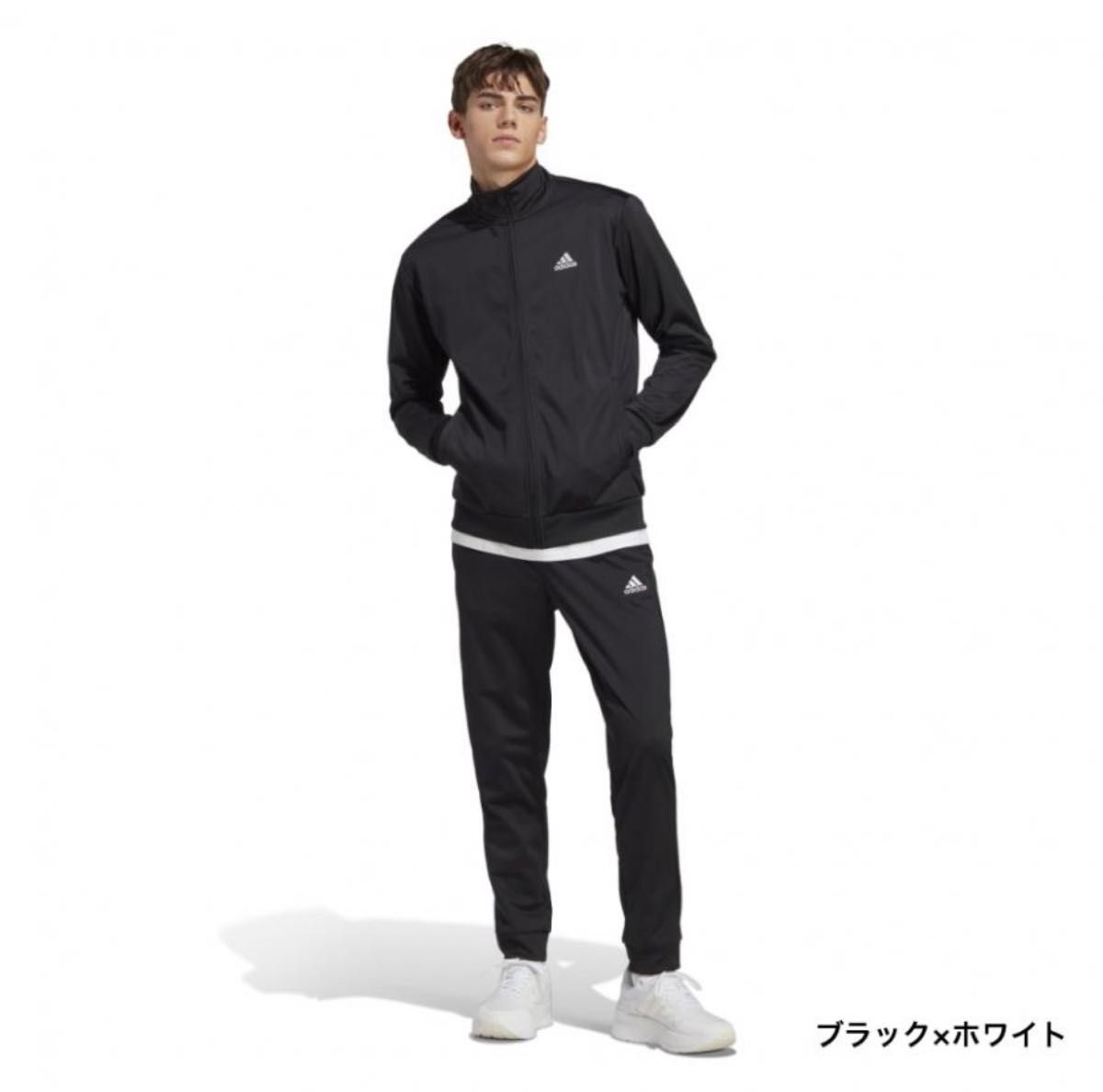 adidas アディダス ジャージ 上下 セットアップ 黒 希少 2XL 未 adidas アディダス ジャージ 上下 セットアップ 黒 希少 2XL 未