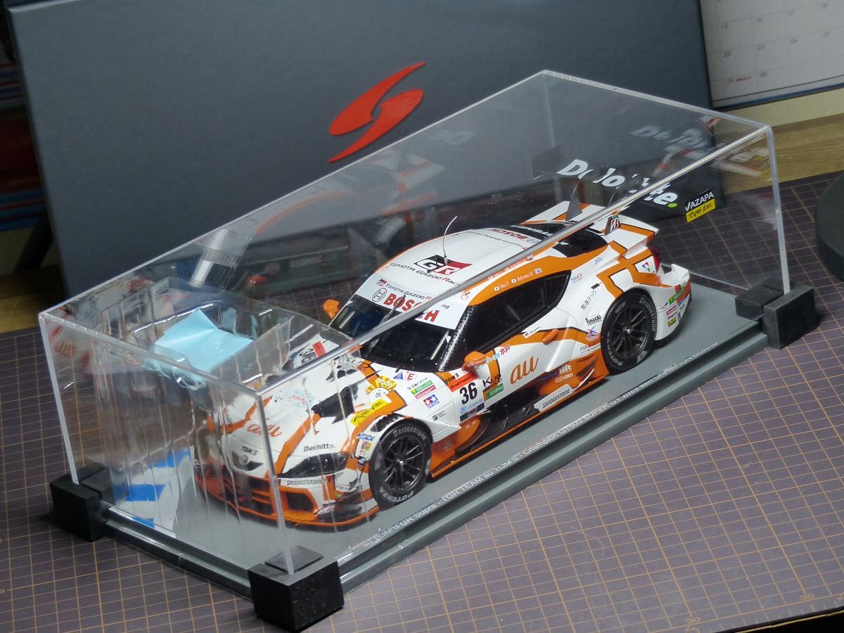 スパークモデル spark 1/18 au tom's gr supra トムス スープラ スパークモデル spark 1/18 au tom's gr supra トムス スープラ