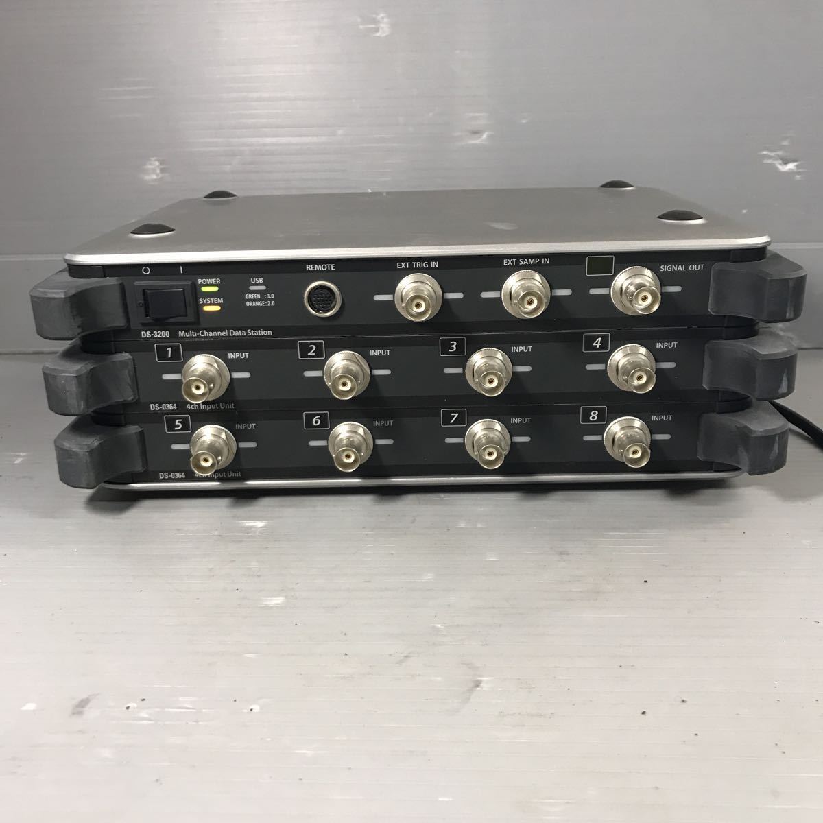 リアルタイム音響振動解析システム　データステーション　FFTアナライザ　3台セット　DS-3200 DS-0364×2 管理No.L347