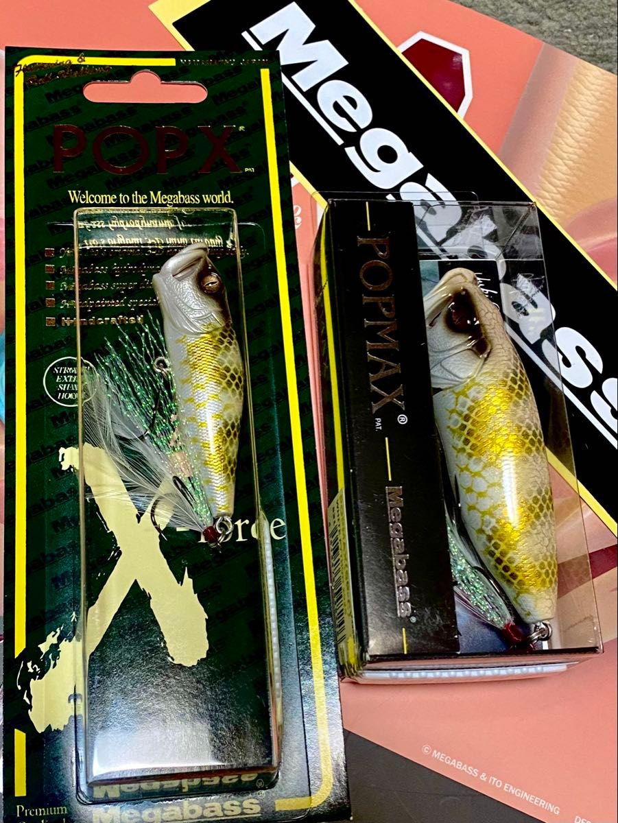 メガバス POP-X・POPMAX ホワイトパイソン2025 2個セット メガバス POP-X・POPMAX ホワイトパイソン2025 2個セット