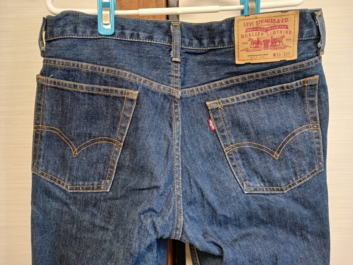87 Levi's 517-03 00s ビンテージ ブラック W33 L33 リーバイス 87 Levi's 517-03 00s ビンテージ ブラック W33 L33 リーバイス