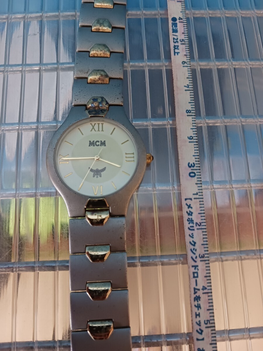 064 MCM 腕時計 AM.LINE 6991 AG.17.XV メタルバンド メンズ 064 MCM 腕時計 AM.LINE 6991 AG.17.XV メタルバンド メンズ