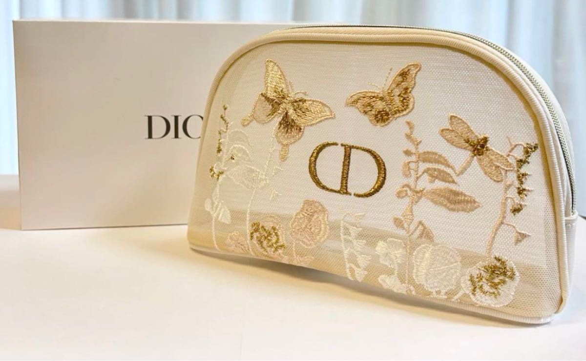 DIOR ノベルティ 刺繍ポーチ マザーズデイ ポーチ 母の日 限定 DIOR ノベルティ 刺繍ポーチ マザーズデイ ポーチ 母の日 限定