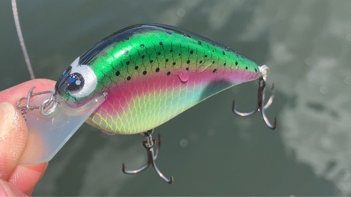 58mm シェイキー フラットサイドクランク Shakey Flat sided crankbait
