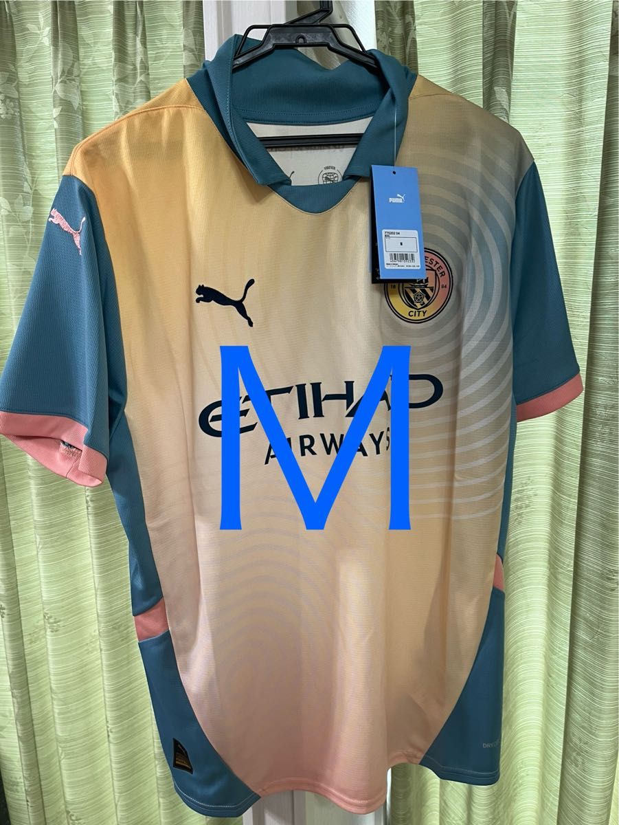新品未使用】PUMA マンチェスター・シティ ユニフォーム Mサイズ 新品未使用】PUMA マンチェスター・シティ ユニフォーム Mサイズ