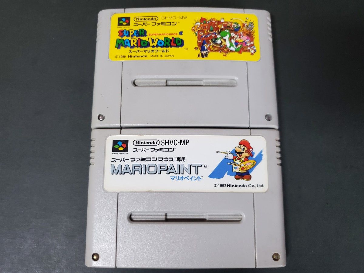 SFC スーパーマリオワールド マリオペイント スーパーファミコン SFC スーパーマリオワールド マリオペイント スーパーファミコン
