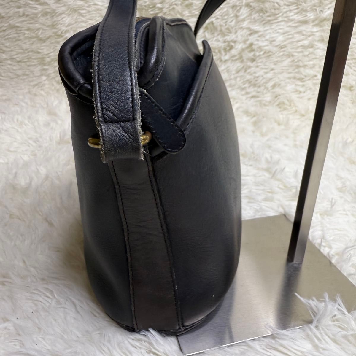 COACH オールドコーチ ショルダーバッグ ブラック レザー2way COACH オールドコーチ ショルダーバッグ ブラック レザー2way
