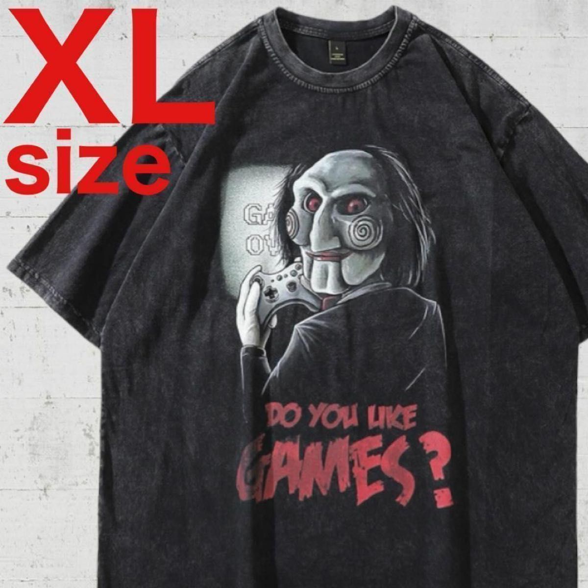 SAW ソウ JIGSAW ジグソウ ホラー ラップ Tシャツ ブラック XL SAW ソウ JIGSAW ジグソウ ホラー ラップ Tシャツ ブラック XL