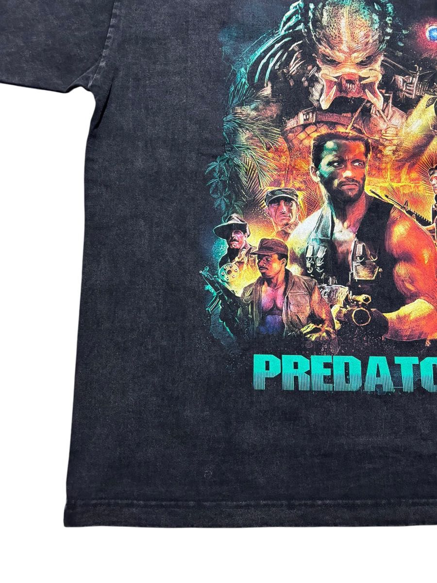 プレデター Predator 映画 ムービー 半袖 Tシャツ ブラック XL プレデター Predator 映画 ムービー 半袖 Tシャツ ブラック XL