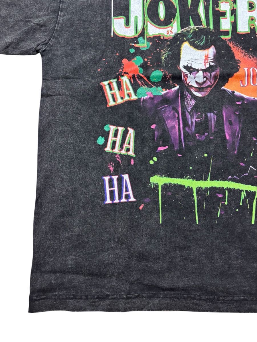 JOKER ジョーカー ホラー映画 半袖 Tシャツ ブラック XLサイズ JOKER ジョーカー ホラー映画 半袖 Tシャツ ブラック XLサイズ