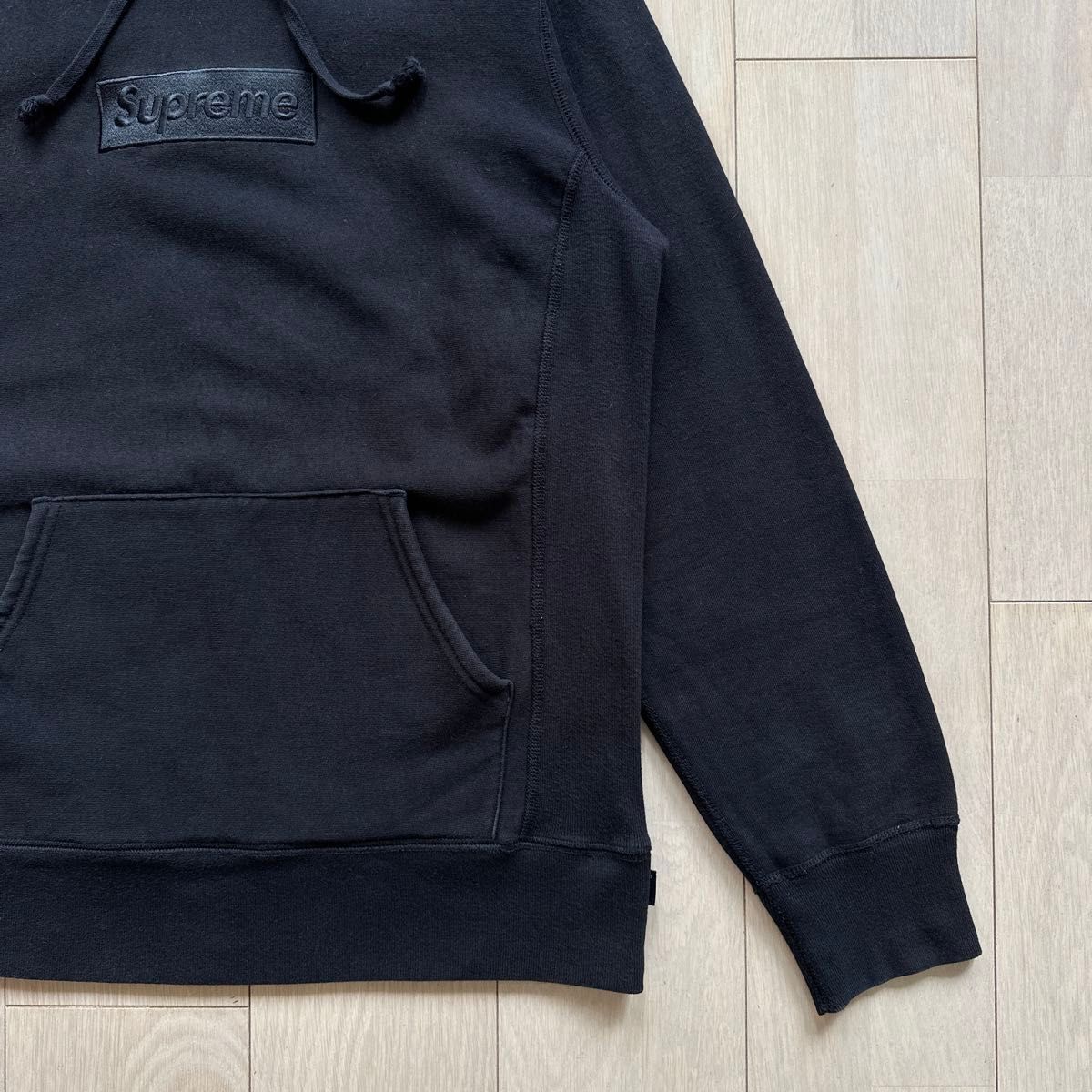 M Supreme tonal Box Logo フーディ14aw 14fw 黒 パーカー M Supreme tonal Box Logo フーディ14aw 14fw 黒 パーカー