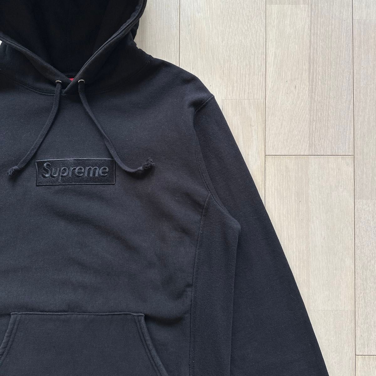 M Supreme tonal Box Logo フーディ14aw 14fw 黒 パーカー M Supreme tonal Box Logo フーディ14aw 14fw 黒 パーカー