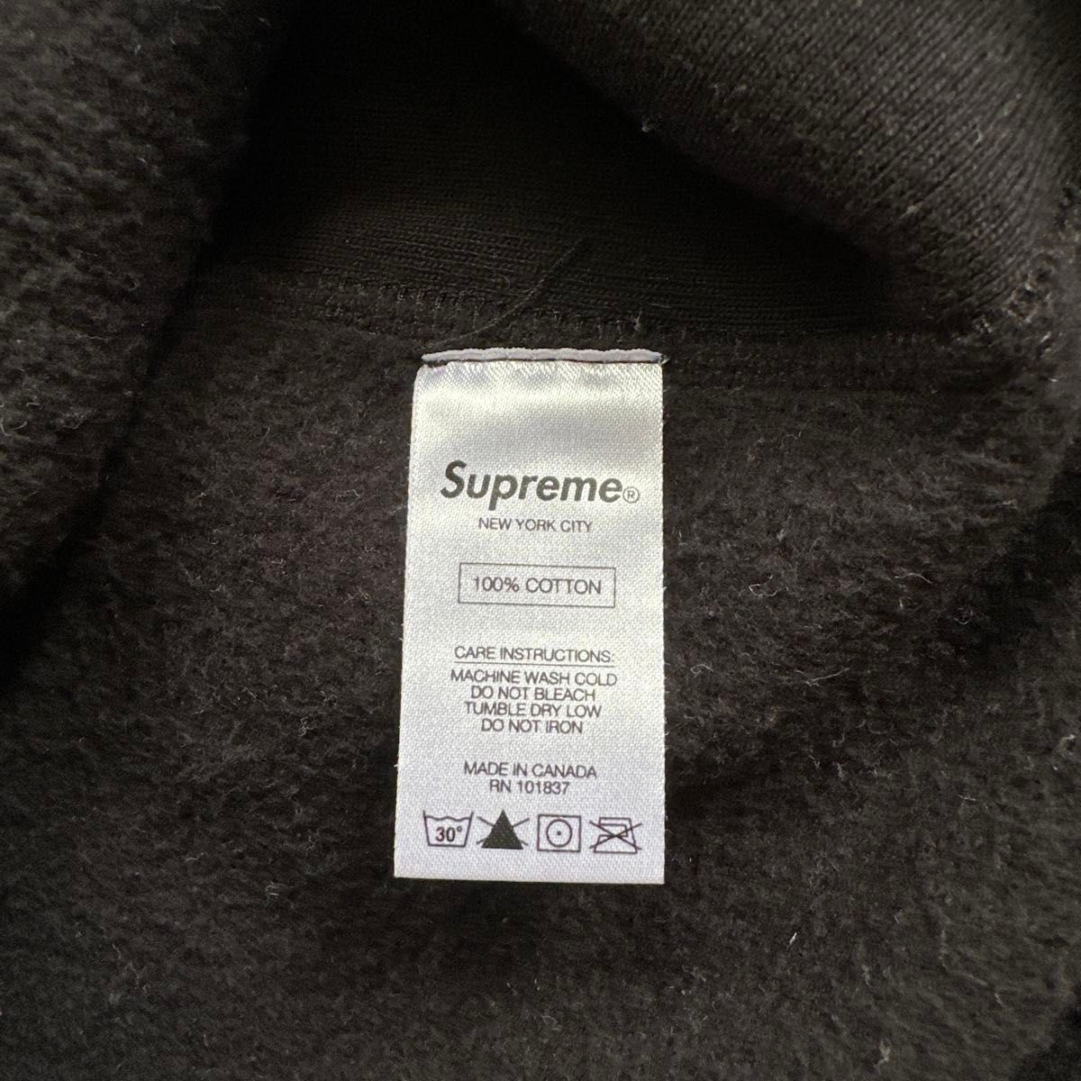 M Supreme tonal Box Logo フーディ14aw 14fw 黒 パーカー M Supreme tonal Box Logo フーディ14aw 14fw 黒 パーカー