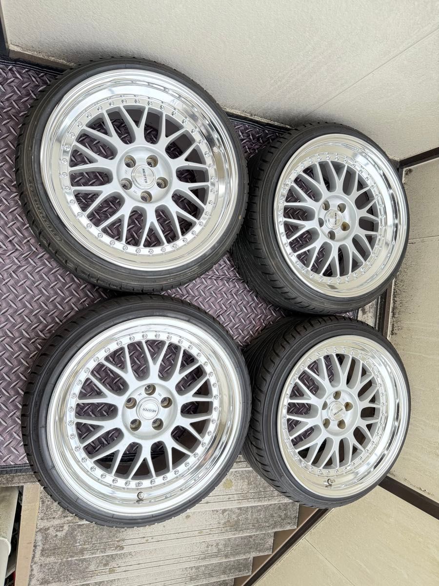 PCD100 5h WORK MEISTER M1 マイスター 10J+36 4本 225/35r18 2 PCD100 5h WORK MEISTER M1 マイスター 10J+36 4本 225/35r18 2
