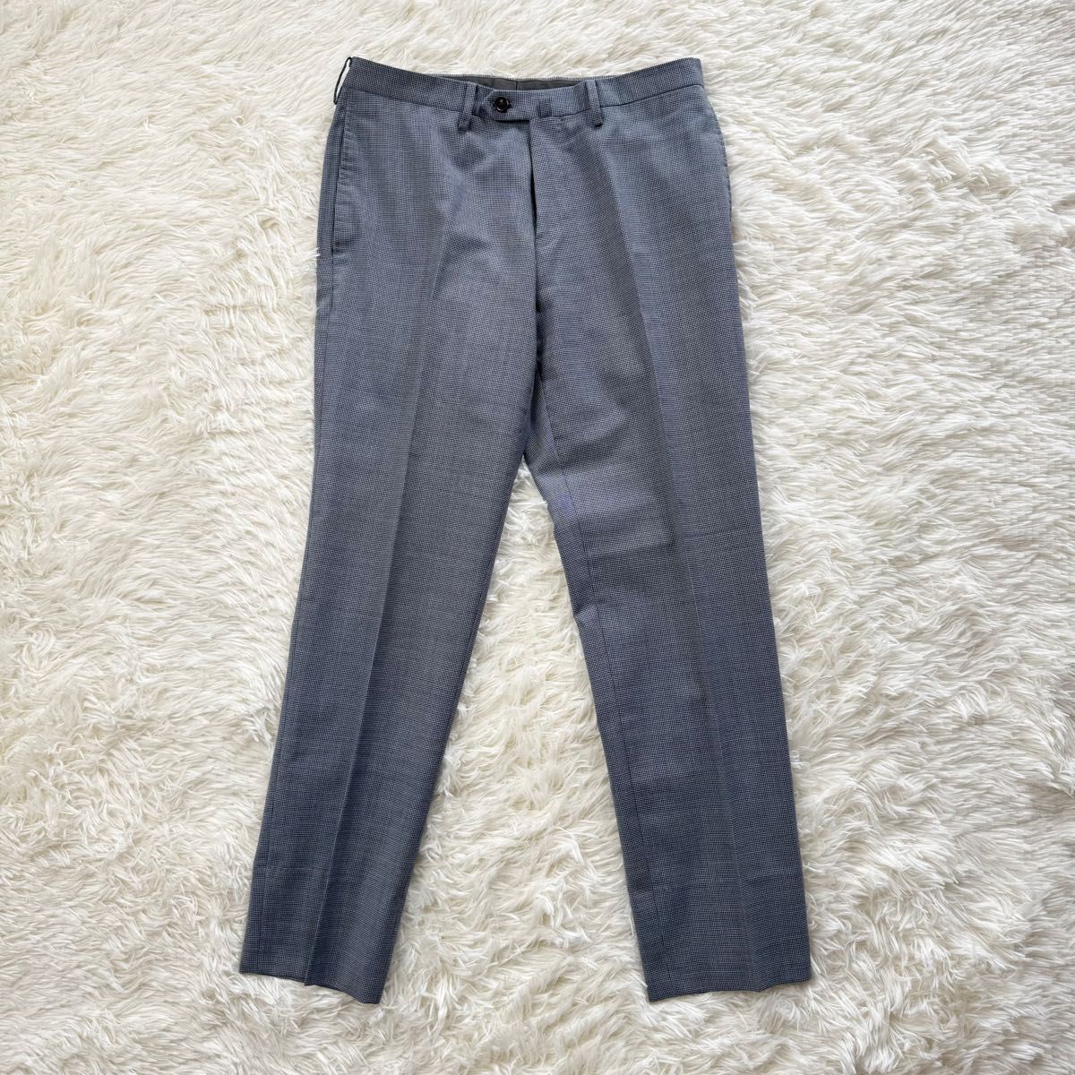 美品・千鳥柄】スーツカンパニー COMMUTECH SOLOTEX S相当 美品・千鳥柄】スーツカンパニー COMMUTECH SOLOTEX S相当