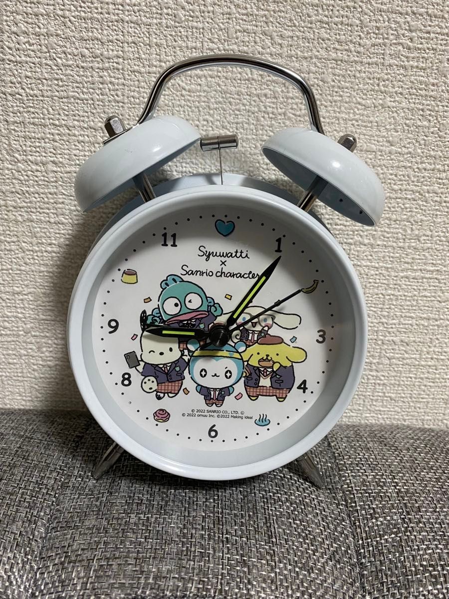 しゅわっちぃ サンリオキャラクターズ 目覚まし時計 クロック しゅわっちぃ サンリオキャラクターズ 目覚まし時計 クロック