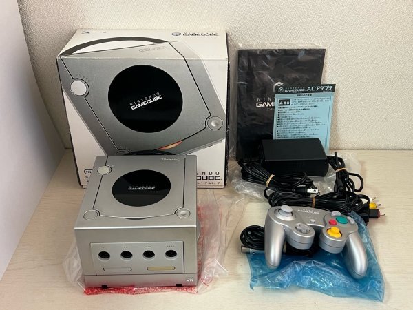 動作確認済 任天堂 ゲームキューブ GC 本体 シルバー 箱説明書 動作確認済 任天堂 ゲームキューブ GC 本体 シルバー 箱説明書