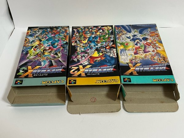 ロックマンX 1.2.3 3点セット 任天堂 SFC スーパーファミコン ロックマンX 1.2.3 3点セット 任天堂 SFC スーパーファミコン