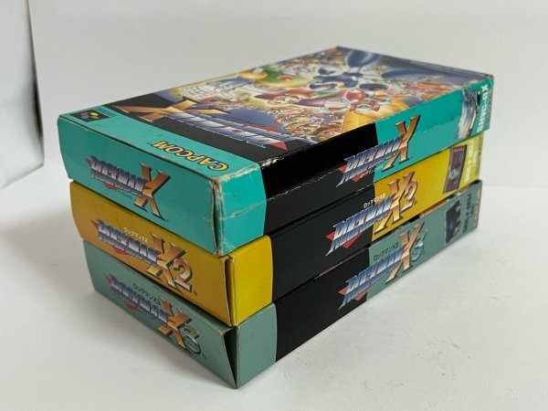 ロックマンX 1.2.3 3点セット 任天堂 SFC スーパーファミコン ロックマンX 1.2.3 3点セット 任天堂 SFC スーパーファミコン