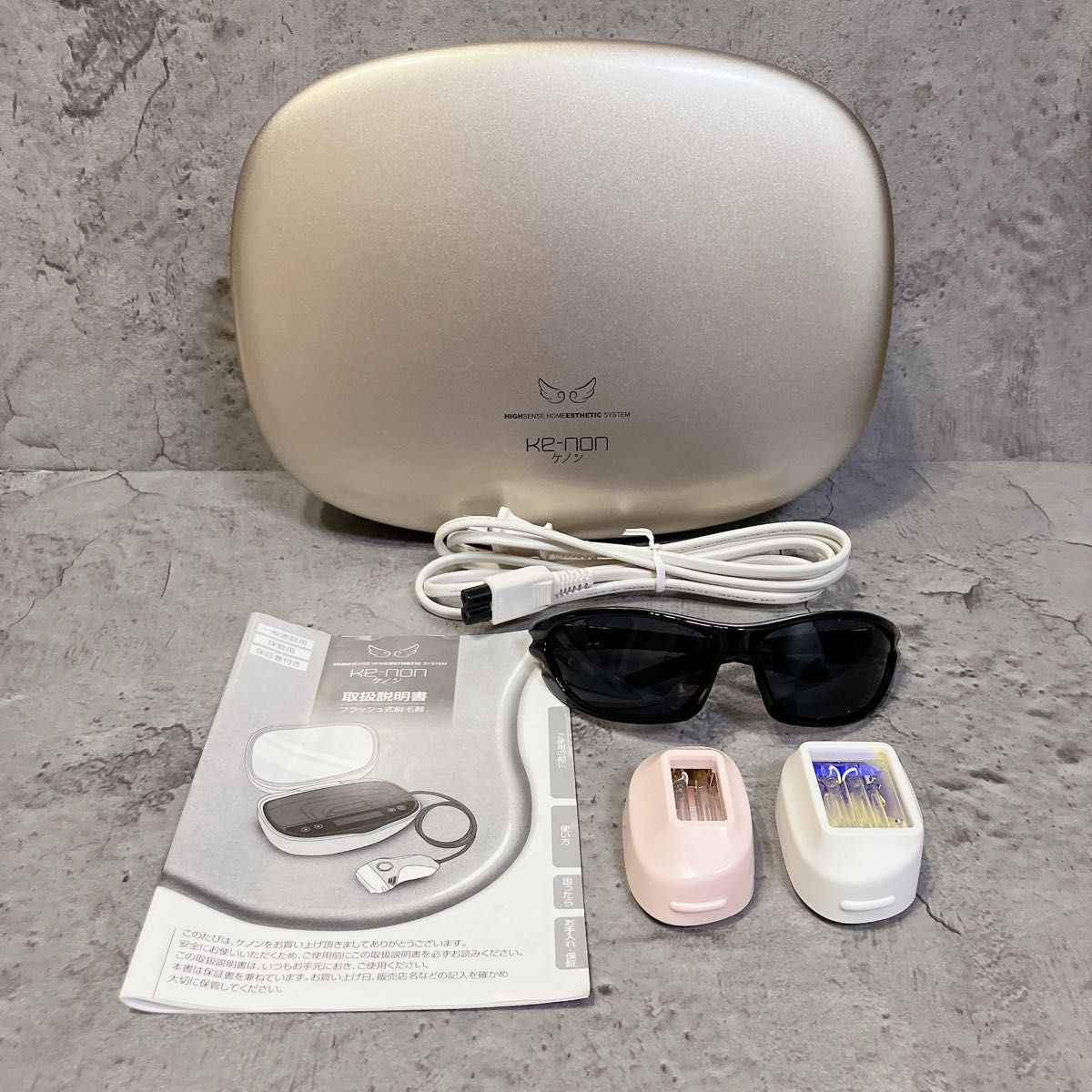 極美品 kenon ver7 1 NIPL 2080 ケノン ゴールド 脱毛器 極美品 kenon ver7 1 NIPL 2080 ケノン ゴールド 脱毛器