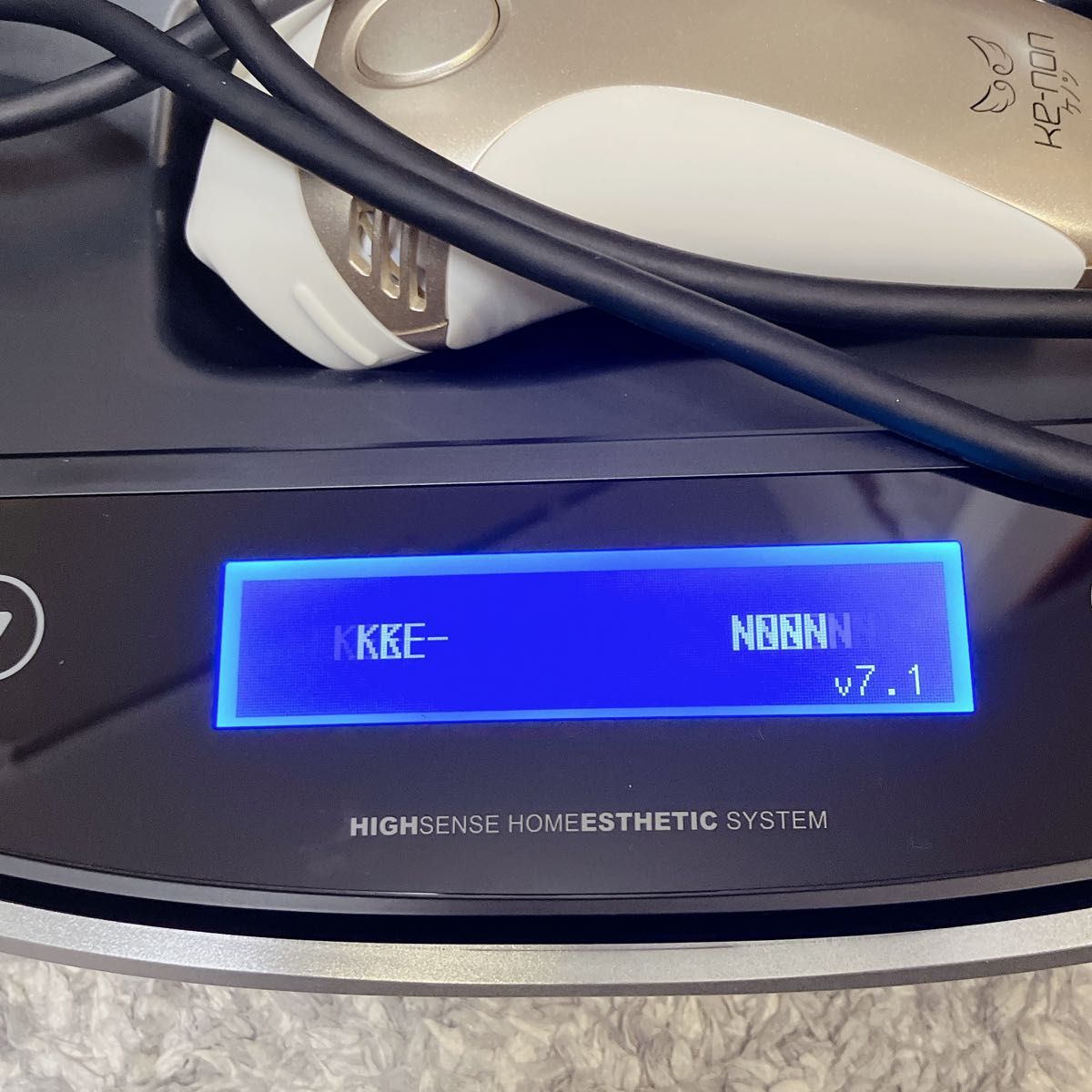 極美品 kenon ver7 1 NIPL 2080 ケノン ゴールド 脱毛器 極美品 kenon ver7 1 NIPL 2080 ケノン ゴールド 脱毛器