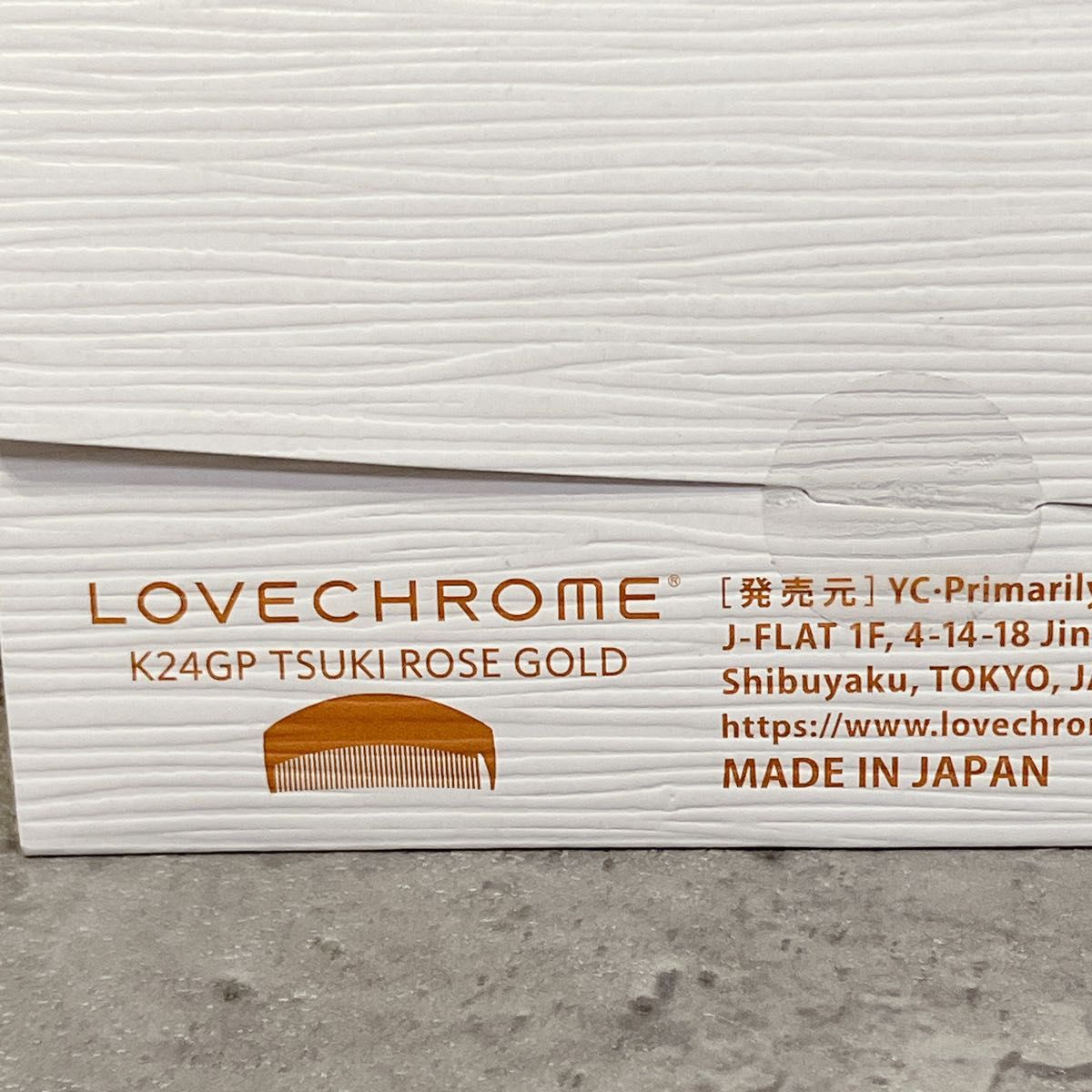 新品未開封 LOVE CHROME ラブクロム K24 ツキ ローズ ゴールド 新品未開封 LOVE CHROME ラブクロム K24 ツキ ローズ ゴールド
