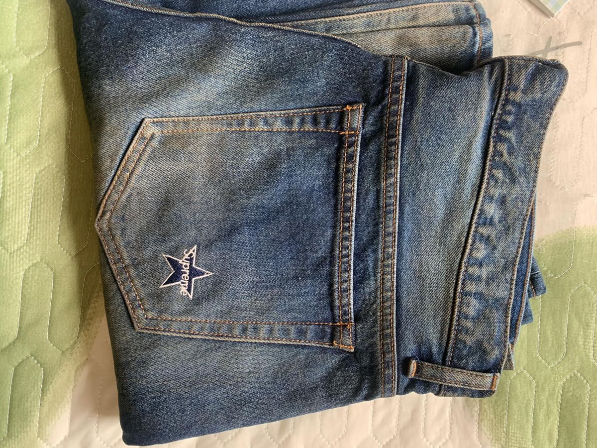 Supreme Distressed Loose Fit Selvedge Jean Supreme Distressed Loose Fit Selvedge Jean