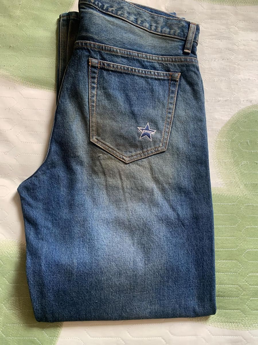 Supreme Distressed Loose Fit Selvedge Jean Supreme Distressed Loose Fit Selvedge Jean