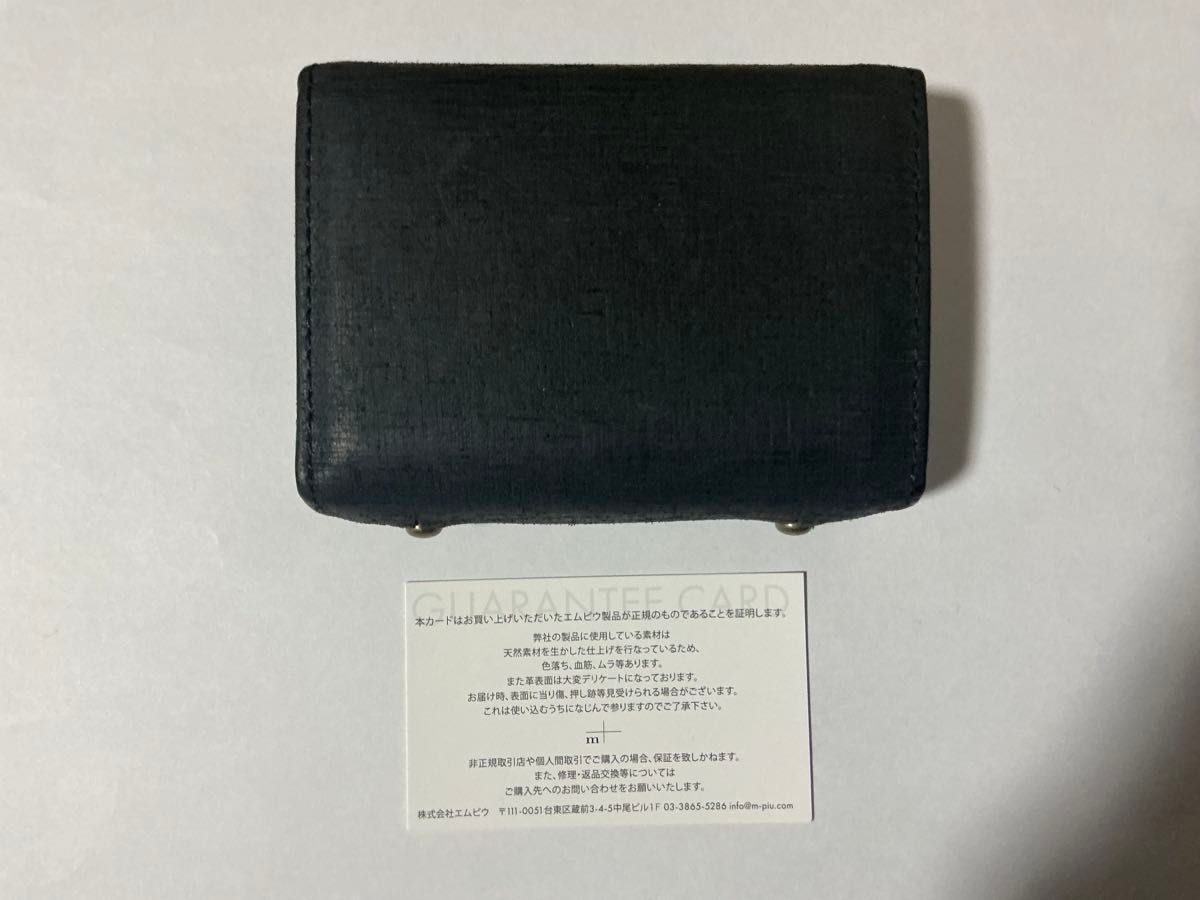 中古美品エムピウ ミッレフォッリエ クアドレッティブラック 中古美品エムピウ ミッレフォッリエ クアドレッティブラック