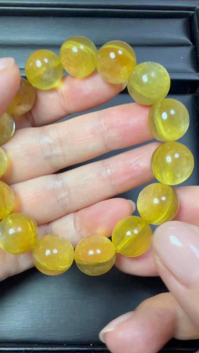 高品質ゴールデンマイカ ブレスレット