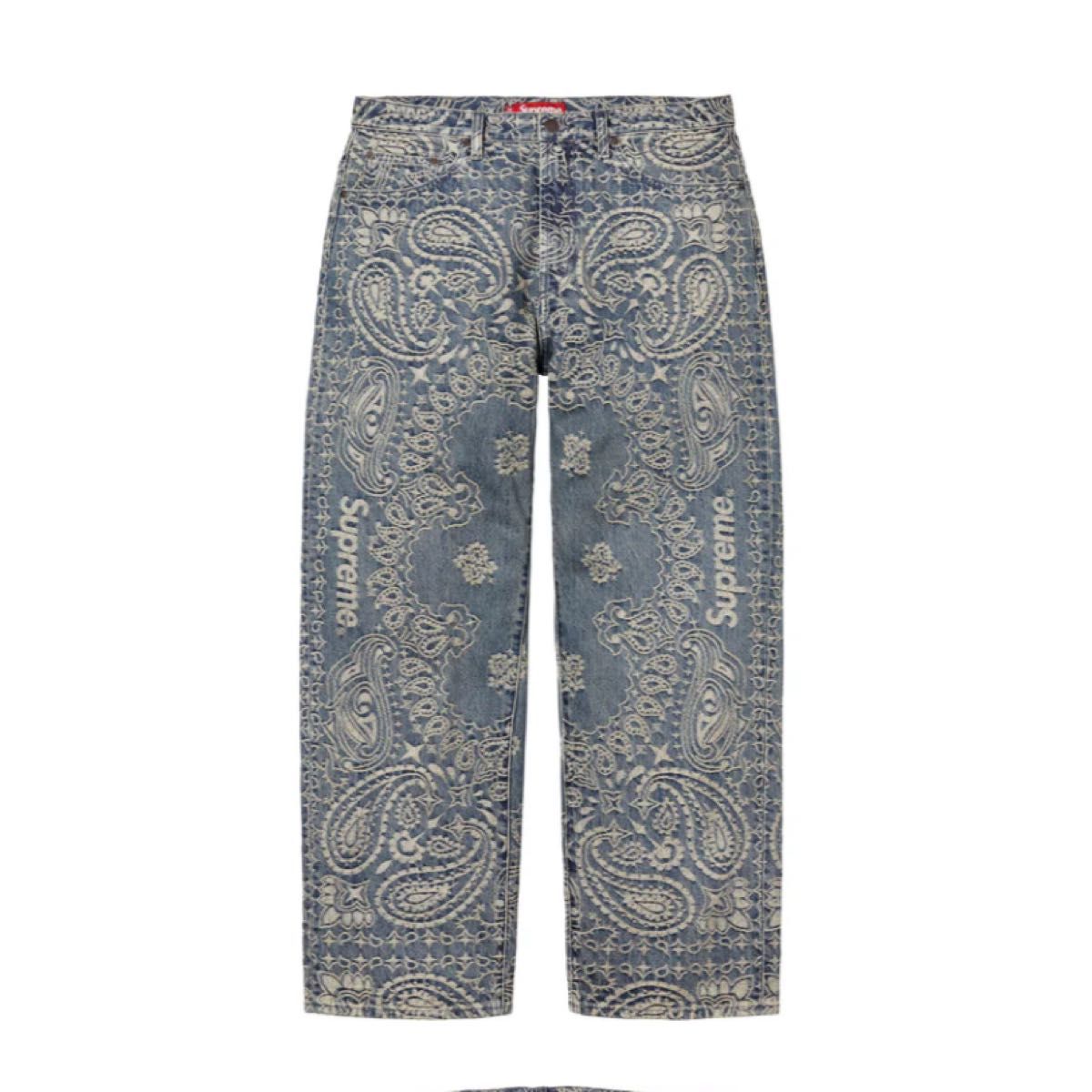 32 supreme Bandana Jacquard Baggy Jean|Yahoo!フリマ(旧 32 supreme Bandana Jacquard Baggy Jean|Yahoo!フリマ(旧