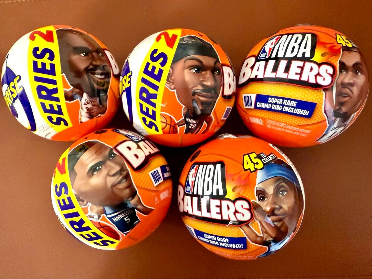 NBA BALLERS 2 日本未発売 バスケットボール フィギュア 5個 NBA BALLERS 2 日本未発売 バスケットボール フィギュア 5個
