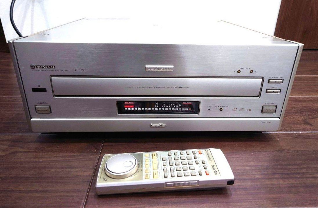 LD/CD再生可】パイオニア LDプレーヤー CLD-959+純正リモコン LD/CD再生可】パイオニア LDプレーヤー CLD-959+純正リモコン