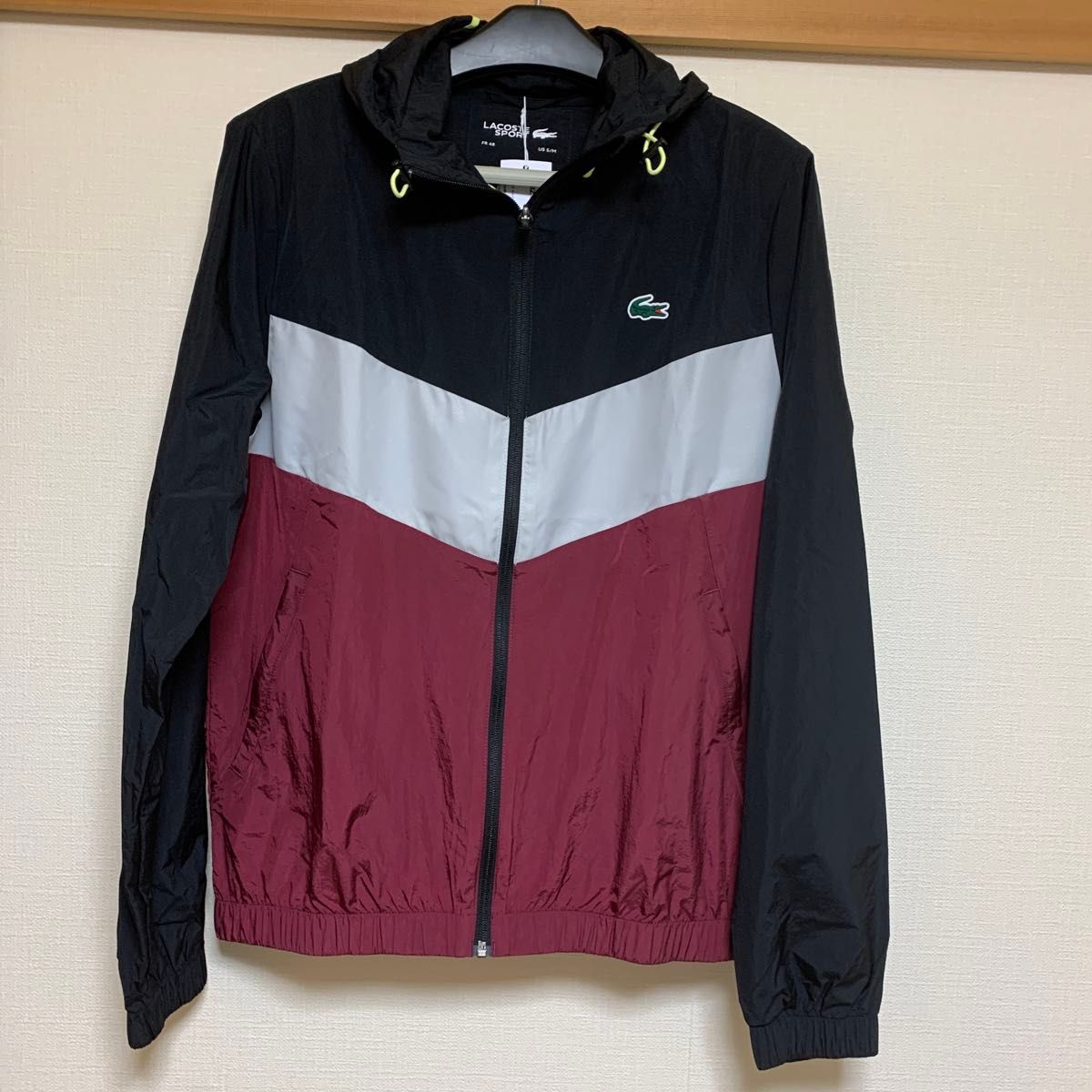 LACOSTE ナイロンジャケット トリコロール 定価28600円ラコステ LACOSTE ナイロンジャケット トリコロール 定価28600円ラコステ