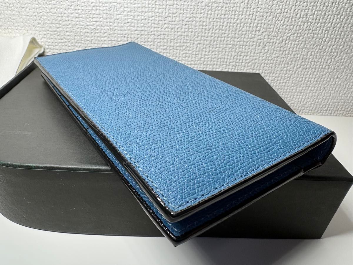 未使用 ヴァレクストラ 長財布 コバルトブルー Valextra 札入れ 未使用 ヴァレクストラ 長財布 コバルトブルー Valextra 札入れ