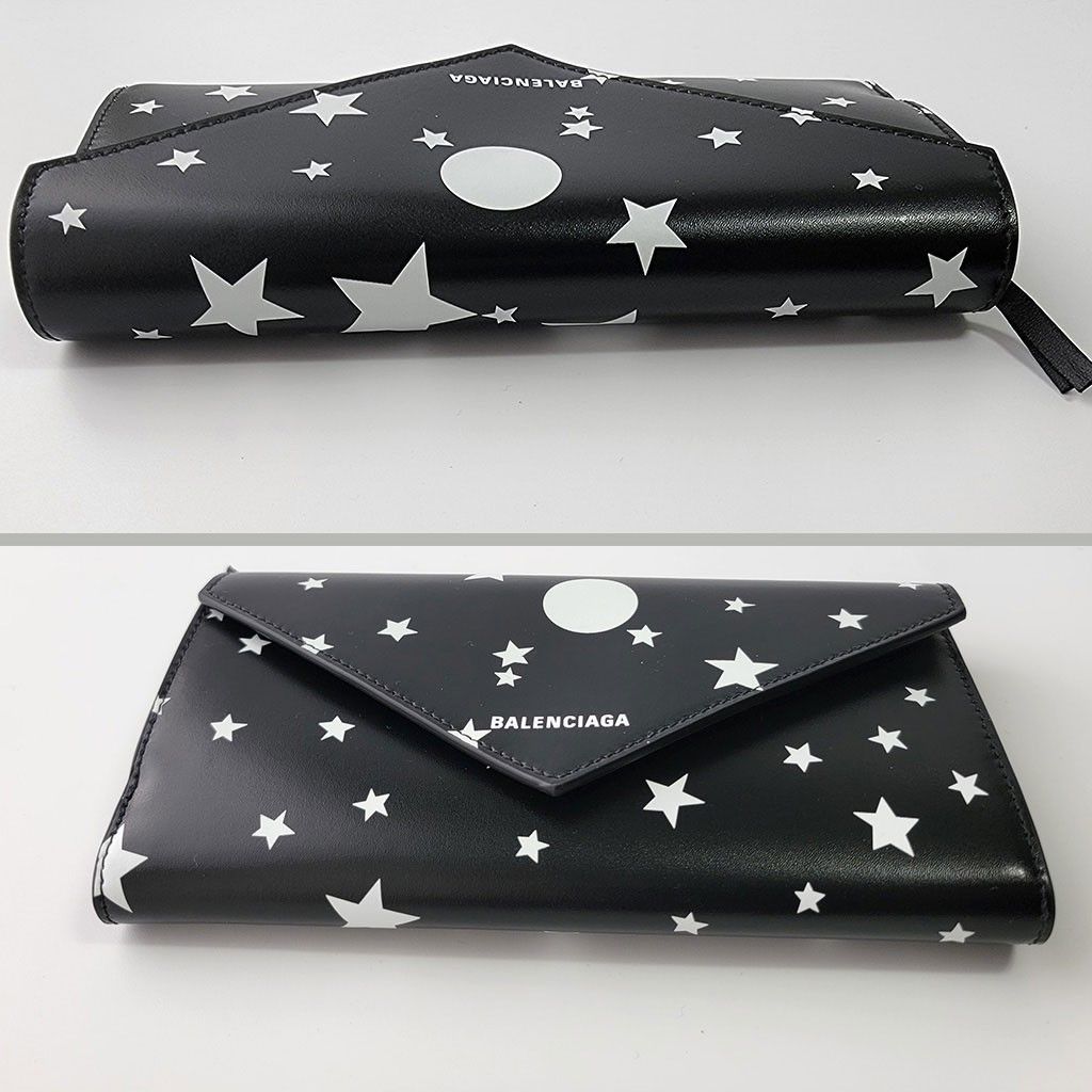 BALENCIAGAバレンシアガ レザー 長財布ロングウォレット スター BALENCIAGAバレンシアガ レザー 長財布ロングウォレット スター